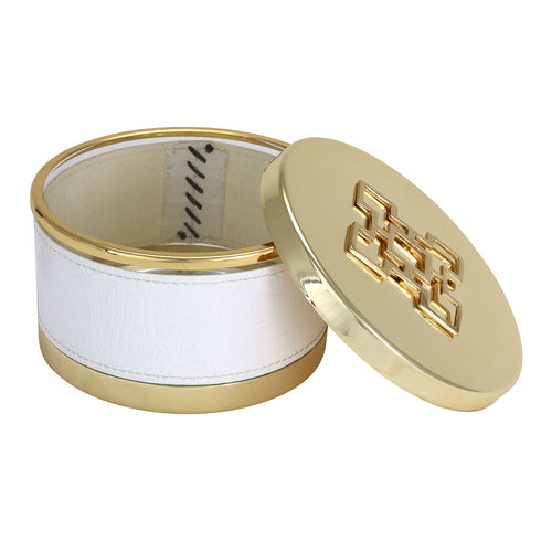 Storage Pot - Geo Gold